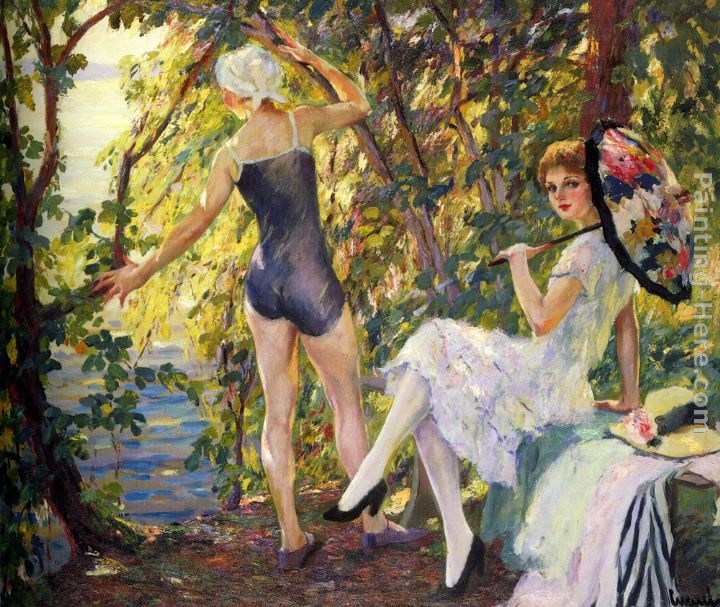 Edward Cucuel The Bathers